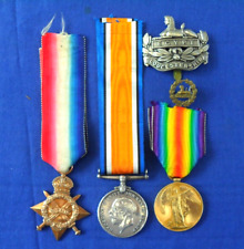 WW1 Medal Trio Private