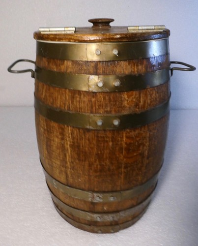 1960 oak wooden barrel - 1960's,