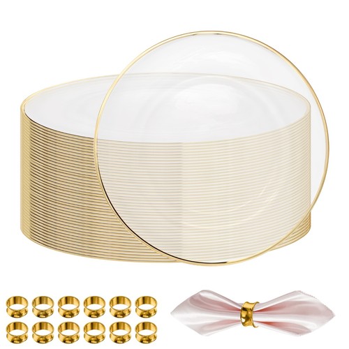 Round charger plates 33cm - charger,