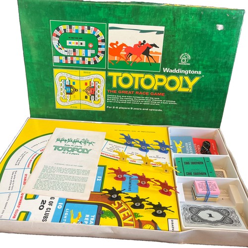 Totopoly board game vintage - board,