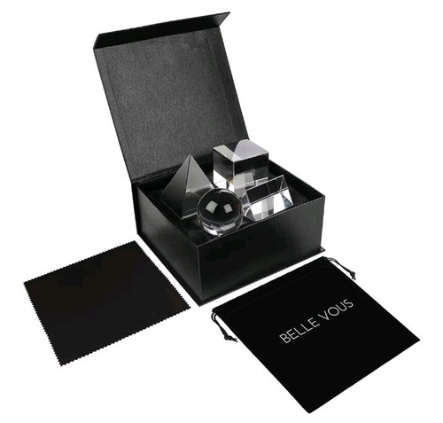 Belle vous glass prism - glass, cube