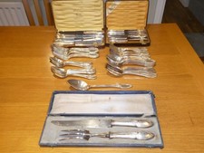 72 piece Antique French Silver