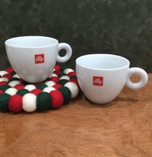 Set of 2 illy Cappuccino Cups