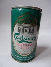 CARLSBERG ELEPHANT BEER CAN VINTAGE BEER CAN Empty Sealed
