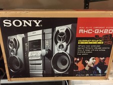 Sony MHC-GX20 Mini Hi-Fi Component System 120W 3-CD Changer CD-RW + Speakers