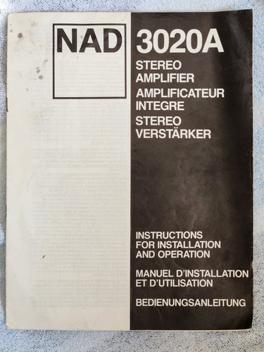 Nad 3020a amplifier - 3020a, original