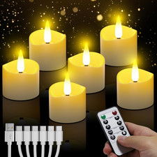 Rechargeable Tea Lights - 6