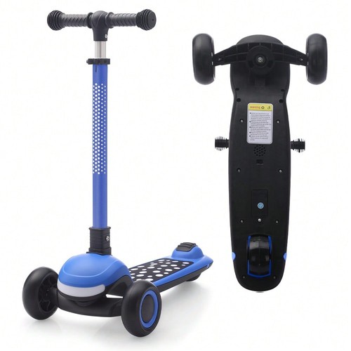 Blue foldable wheel kids - blue,
