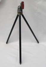 Vintage Brass Extending to approx 120cm Camera / Theodolite Tripod In Bag / Prop