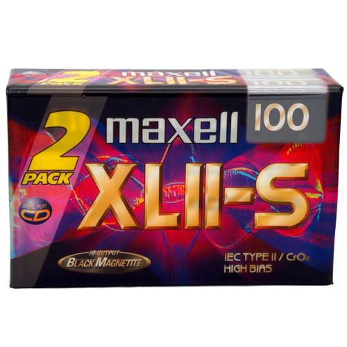 Maxell xlii 100 2pack - xlii-s, chrome