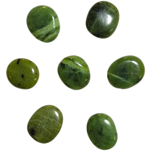 Nephrite jade mini oval - nephrite,