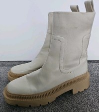 MNG MANGO White Leather Pull