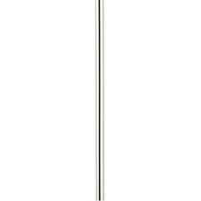 Chrome Round Rigid Riser Shower Rail 1200mm