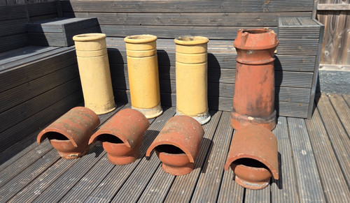 Victorian chimney pots - x,