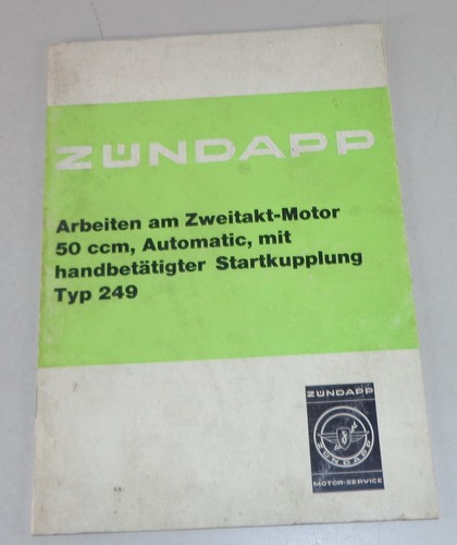 Workshop manual zündapp - workshop,