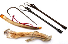 2 x vintage brass extending