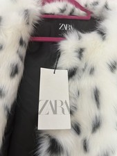 Zara Beautiful Fur Coat Size