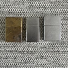 3 X Vintage Zippo Lighters