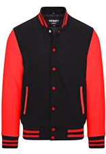 Red Black Letterman Baseball