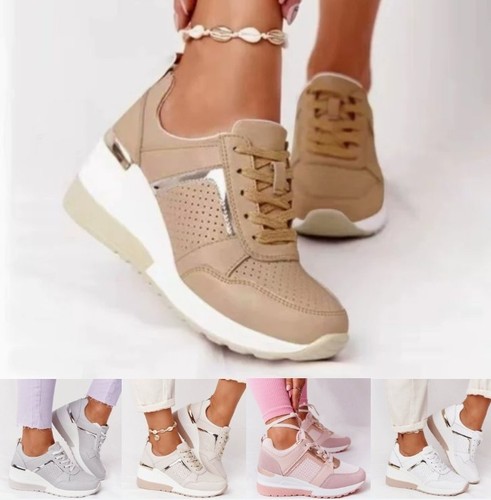 Womens wedge hidden sneakers - wedge,
