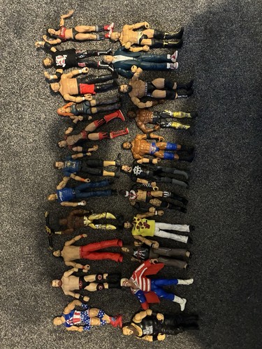 Wrestling single figures lot - single,
