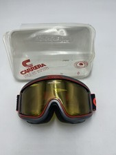 Vintage Carrera Cup 5046 Ultrasight Polarized Ski Goggles 80's Austria
