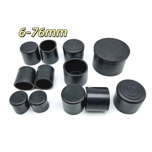 Rubber chair ferrules - rubber,