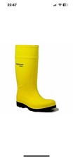 Dunlop Purofort Yellow Wellies