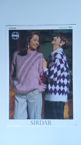 Sirdar mohair 9605 sweaters - mohair,