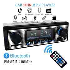 Bluetooth Vintage Car FM Radio MP3 Player USB Classic Stereo Audio Receiver AUX