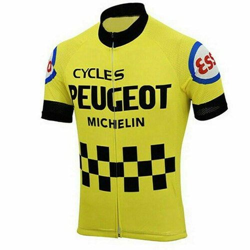 Mens retro team peugeot - retro,