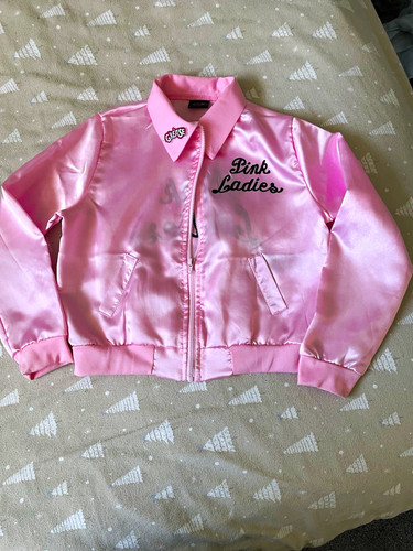 Grease pink ladies satin - grease,