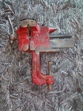 Bench Vice with Anvil Vintage