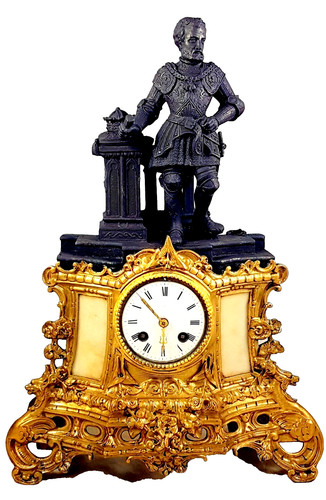 Antique mantel clock french - antique,