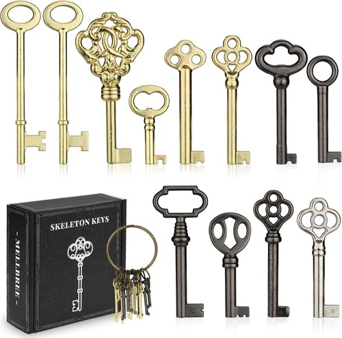 12pcs skeleton key set - skeleton,