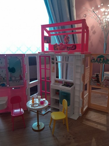 Barbie fold away doll house - away,