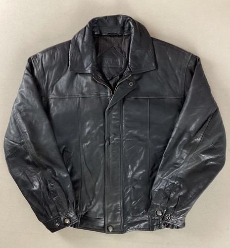 Vintage moores leather bomber - moores,