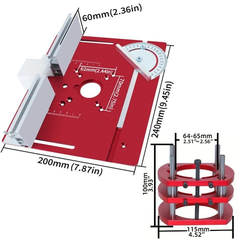 Woodworking router lift kit - router,