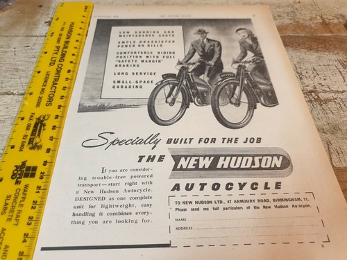 1952 new hudson - hudson, autocycle