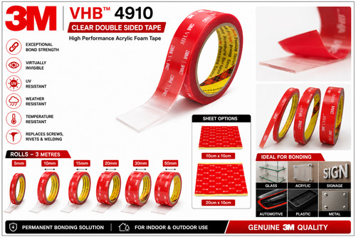4910 vhb heavy duty clear - duty,