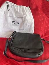 Tula Black Leather Handbag New