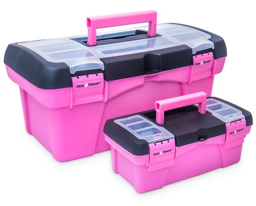 Pink power tool box - tool, for