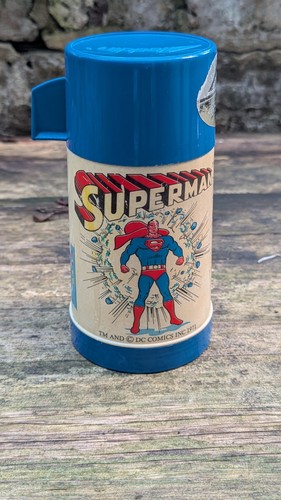 Vintage 1971 superman thermos - superman,