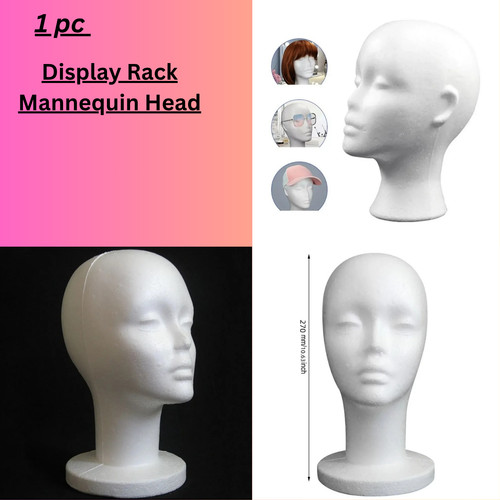 Polystyrene foam head - polystyrene, dummy