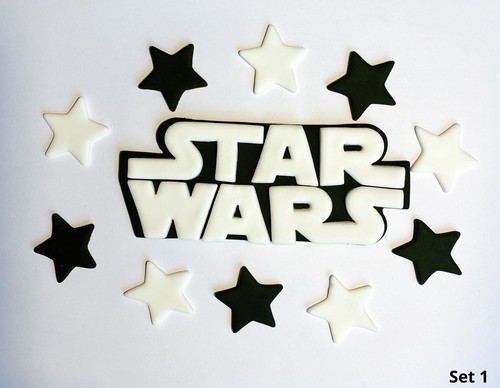 Edible fondant star - fondant, logo