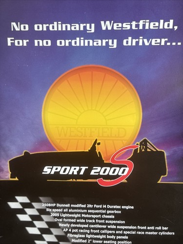 Westfield sport 2000 - westfield, car