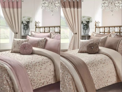 Embroidered bedding set - embroidered,
