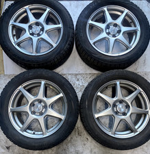 4 x KYOHO Devotion 16" 5x100 Alloy Wheels + Bridgestone 205/55R16 Winter Tyres