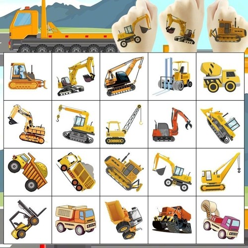 20x 5cm construction vehicle - 20x,