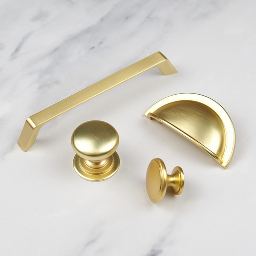 Brass kitchen cupboard handle - cupboard,